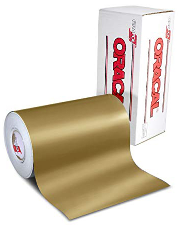 24IN GOLD Metallic 631 EXHIBITION CAL - Oracal 631 Exhibition Calendered PVC Film